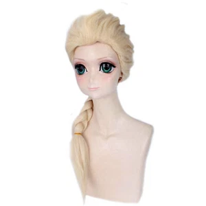 Elsa Braided Womens Girls Wig Hair Princess Cosplay Prop Halloween Accessory - Picture 1 of 5