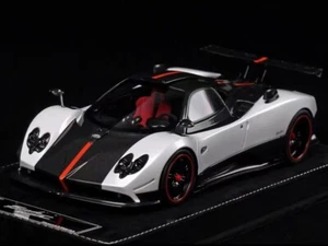 *SUPER RARE* HH Model 1/18 Pagani Zonda Cinque Roadster White / Carbon LIMITED - Picture 1 of 9