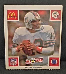 1986 π McDonald's, Dan Marino, Miami Dolphins, Mike Quick, Eagles - Picture 1 of 4