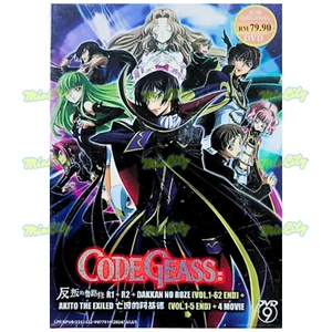 Anime DVD Code Geass R1 + R2 +Dakkan no Roze + Akito The Exiled + 4 Movies - Picture 1 of 10