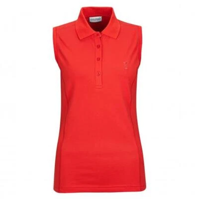 NWT Golfino Ladies MARISSA POLO 4339221 368 Red Sz 2 8 12 NEW - Image 1 of 4