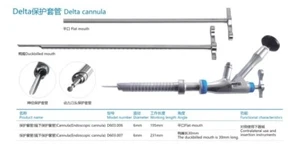 UBE Transforaminal Endoscopic Delta Cannula non-magnetic Stainless Steel - Picture 1 of 12