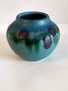 Seltene antike kleine Vase Rookwood Keramik 1916 signiert CST (Charles Stewart Todd). - Bild 1 von 17