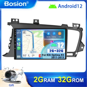 9'' Car Radio For KIA Optima 2011-2015 Android 12 GPS NAVI CARPLAY BT 2G+32G USB - Picture 1 of 14