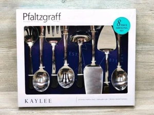 Pfaltzgraff Kaylee 8-teiliges Service-/Servierset 5184749 Edelstahl - Bild 1 von 5
