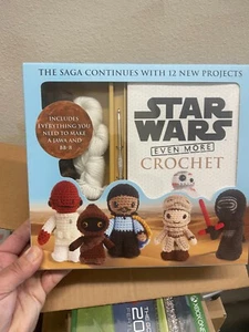 Star Wars Even More Crochet Kit BOOK & CROCHET Needle - NEW, unused in Box. - Picture 1 of 4