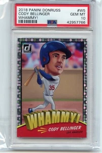 2018 Panini Donruss Whammy! Cody Bellinger #W5 PSA 10 Gem Mint! #42957766 - Picture 1 of 6