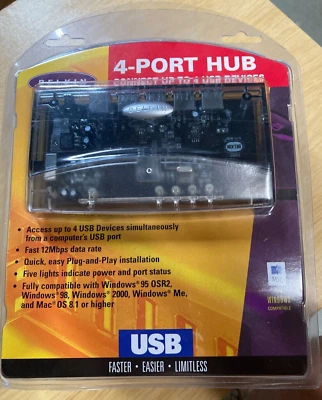 Belkin F5U021 4-Port Hub - Image 1 of 3