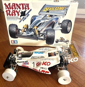 VINTAGE 1/10 1990 TAMIYA MANTA RAY 2WD RC BUGGY NEW BUILT MODIFIED RARE 58087 - Picture 1 of 22
