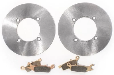 2010-2014 Yamaha Grizzly YFM550 — передние тормозные диски и тормозные колодки MudRat - Изображение 1 из 4