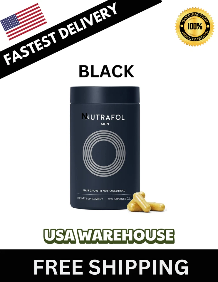 Crecimiento del cabello para hombre en botella de vidrio/120 cápsulas en total Foto 1 de 1