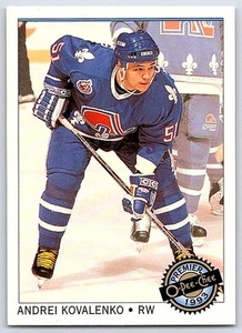 1992-93 O-Pee-Chee Premier Andrei Kovalenko Rookie Quebec Nordiques #93 - Picture 1 of 2