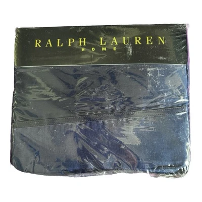 Vintage Ralph Lauren Queen Flat Sheet - Jardin Blue Discontinued 280 Thread NOS - Image 1 of 3