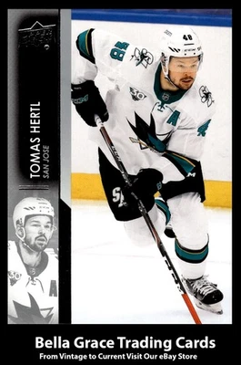 2021-22 Upper Deck Tomas Hertl #149 San Jose Sharks NHL Hockey - Image 1 of 2