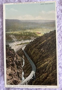 Vintage Postcard of the Apache Canyon in the Glorietta Mts. New Mexico - Picture 1 of 5
