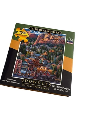 Rompecabezas DOWDLE Black Hills National Park Series 1000 piezas NUEVO Mount Rushmore Foto 1 de 4