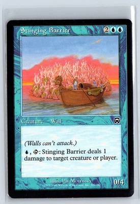 (2x) STINGING BARRIER – MTG Magic the Gathering Card – Mercadian Masques - Image 1 of 4