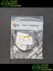 FS SFP28 25G DAC Passive Direct Attach Copper Twinax Cable 3M PN: S28-PC03 - Afbeelding 1 van 3