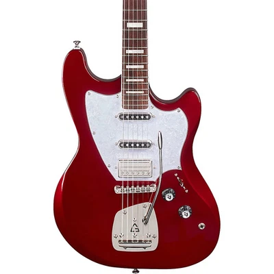 Guild Surfliner Deluxe Solidbody Guitar w/Vibrato Tailpiece Scarlett Rd Metallic - Image 1 of 4