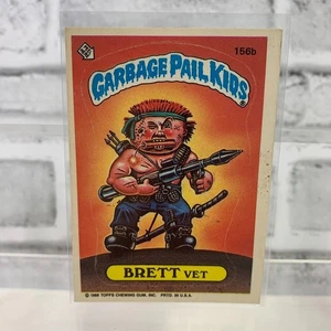 1986 Topps Garbage Pail Kids Serie 4 Brett Vet #156b - Bild 1 von 2