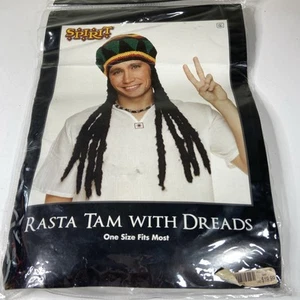 Peluca Rasta Tam With Dreads Spirit Halloween talla única para la mayoría de los disfraces - Imagen 1 de 6