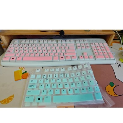 Keyboard Cover for K120 MK120 Corded Ergonomic Keyboard Waterproof Silicone - Image 1 of 4