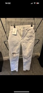 IRO Jeans Designer White Size 24 - Picture 1 of 10