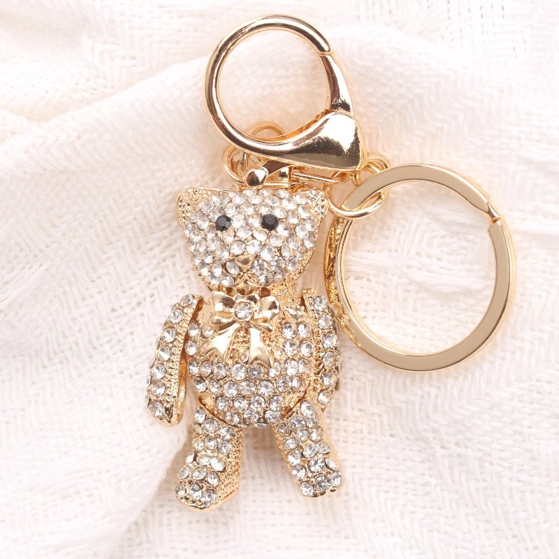Teddy Bear-themed Keychain: Chic & Sweet Present for Toy Lovers - Image 1 of 4