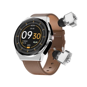 Smart Watch Headset Bluetooth Call Smartwatch with Twins Earbuds - Afbeelding 1 van 16