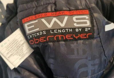 Pantalones de esquí para niños PObermeyer EWS gris talla S-8 * 8 bolsillos, se extiende longitud por 2" nota Foto 1 de 4