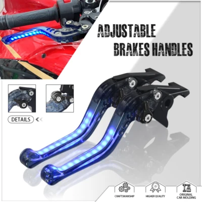 For YAMAHA FJ-09 MT-09 2015-2024 Light-up Adjustable Brake clutch Handle levers - Image 1 of 4