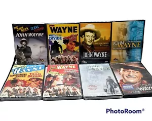 Huge John Wayne DVD Lot - 7 New Sealed - 1 Opened - American Classic Westerns - Picture 1 of 12