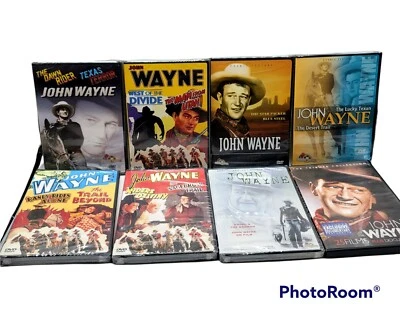 Huge John Wayne DVD Lot - 7 New Sealed - 1 Opened - American Classic Westerns  - Image 1 of 4