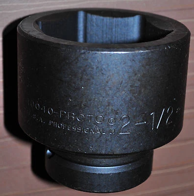 Proto® 1" Drive Impact Socket Size:2-1/2 " IN - 6 Point Proto 10040 Made in USA - Image 1 of 3