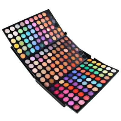 180 Colors Matte Glitter Eye Shadow Palette Make Up  Minerals Pigment Eyeshadow - Image 1 of 4