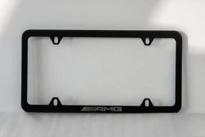 Mercedes-Benz AMG License Plate Frame Slim Line OE Q6880138 - Picture 1 of 5