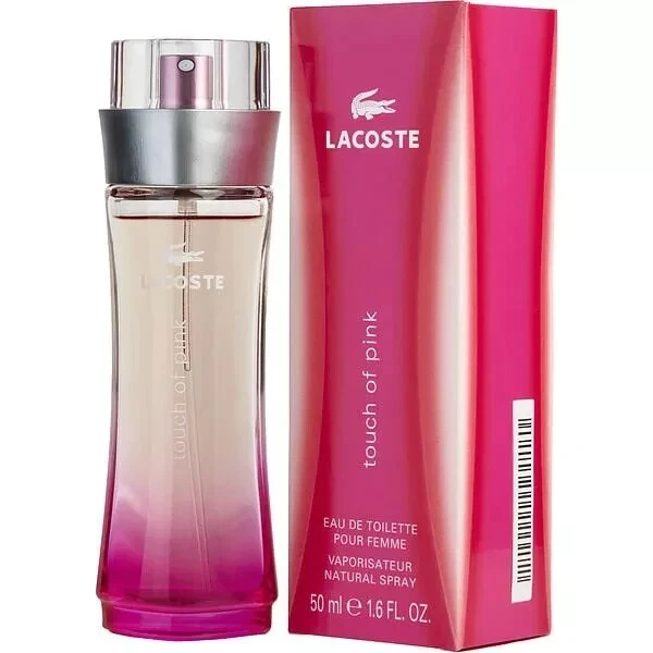 Touch of Pink by Lacoste Eau De Toilette Spray 3 Oz for Women
