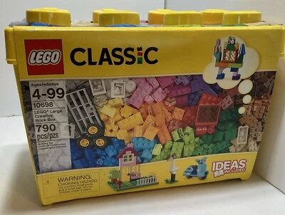 Lego Classic #10698 Lego Large Creative Brick Box Set 790 Pcs New Sealed - Image 1 of 4