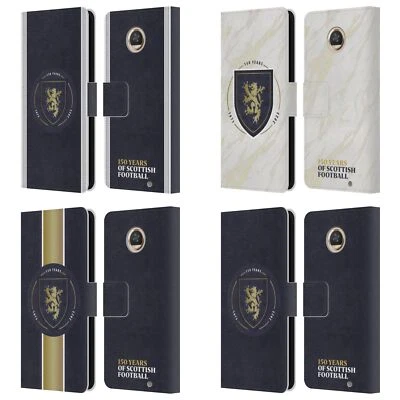 SCOTLAND NATIONAL FOOTBALL TEAM 150 YEARS LEATHER BOOK CASE MOTOROLA PHONES 2 - Image 1 of 4