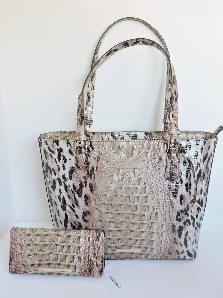 Brahmin Misha Medium Prowl Ombre Tote or Shoulder Bag Never Carried