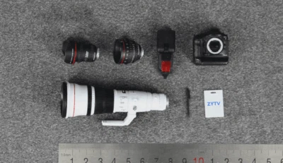 1/6 Scale Digital Camera Slr Camera Set Toy Model for Figure Doll - Image 1 of 3