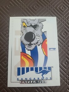 2002 Select AFL Exclusive series Common Card 169-Club Logo Checklist - Kangaroos
