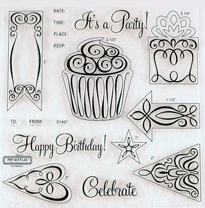 Close to My Heart CTMH Celebrate D1497 Cricut Art Philosophy Stamp Set #13a - Picture 1 of 2