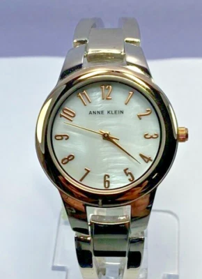 Anne Klein Women's Rose Gold / Silver Tone Bangle Watch 33mm NOS - Image 1 of 4