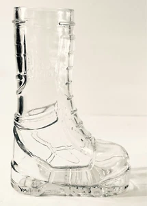 Wild Turkey Bourbon Military Combat Boot Campaign Glass - Bild 1 von 8