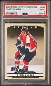 2022-23 Upper Deck Parkhurst Champions-SP Legends #339 Bobby Clarke PSA 9 POP 1 - Bild 1 von 2