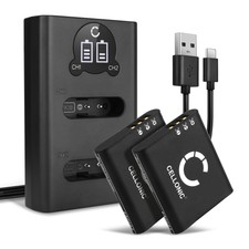 2x Akku für Olympus Stylus SP-100EE Stylus XZ-2 1200mAh + Dual Ladegerät