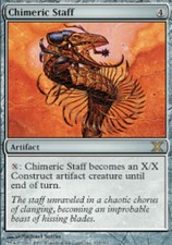 1x Chimeric Staff MTG 10th Edition NM Magic Regular