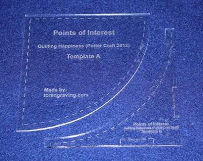 2 Piece Points of Interest Template Set. Clea...