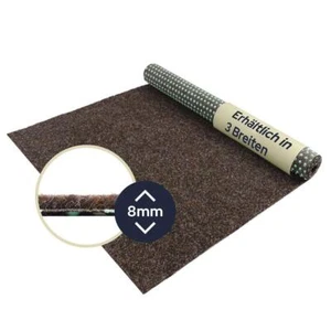 Rasenteppich GREEN Braun Noppen Vliesrasen Balkon Terrasse Meterware 1,33m 2m 4m - Bild 1 von 24